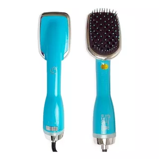 Cepillo Secadora Cabello 2 En 1 Brushnblo Turquesa Angelique