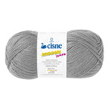 Lana Cisne Rendidora Jumbo X 5 Ovillos - 500gr Por Color Color Gris Claro Melange 09929