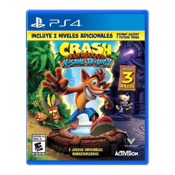 Crash Bandicoot: N. Sane Trilogy 2.0 Ps4 Juego Playstation 4