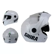 Casco Moto Abatible Ghira Gh1000 Con Gafas Certificado Dot