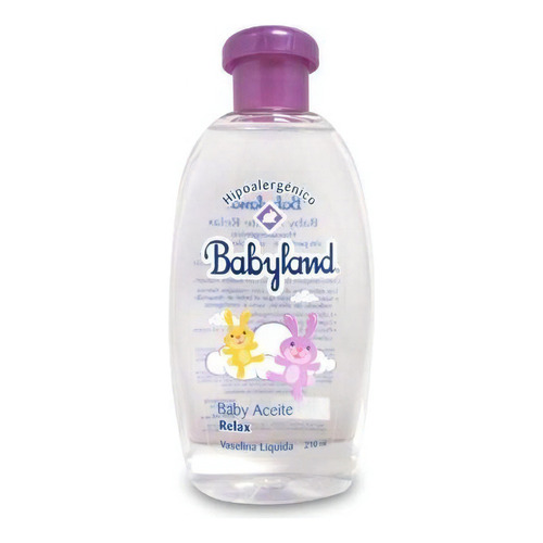 Aceite Vaselina Liquida Babyland 210 Ml Relax (pack 6 Unid) 