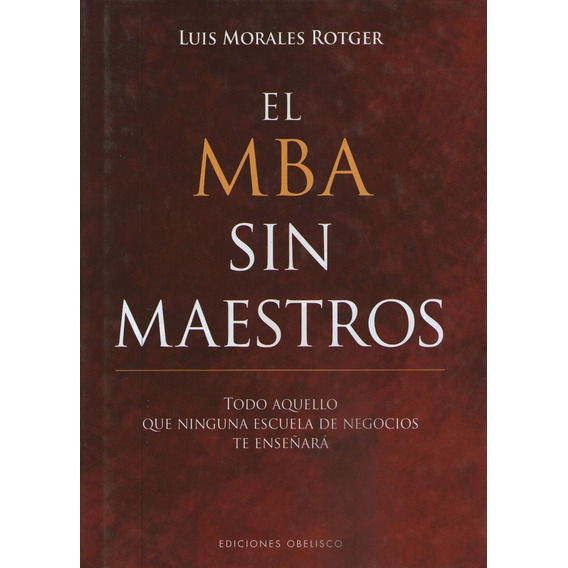 El Mba Sin Maestros