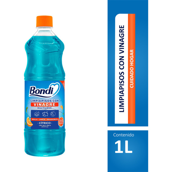 Limpiapisos Con Vinagre 1000 Ml Bondi- - L