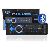 Som Automotivo Rádio Car Player Mp3 Vision C/ Bluetooth 2usb