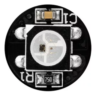 80x Led Rgb Ws2812b Smd 5050 Con Pcb Black 1 Pixel Negro