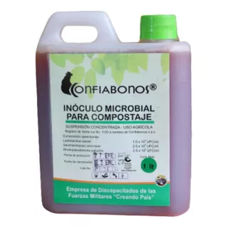 Inoculo Microbial Para Compostaje 1l - Confiabonos