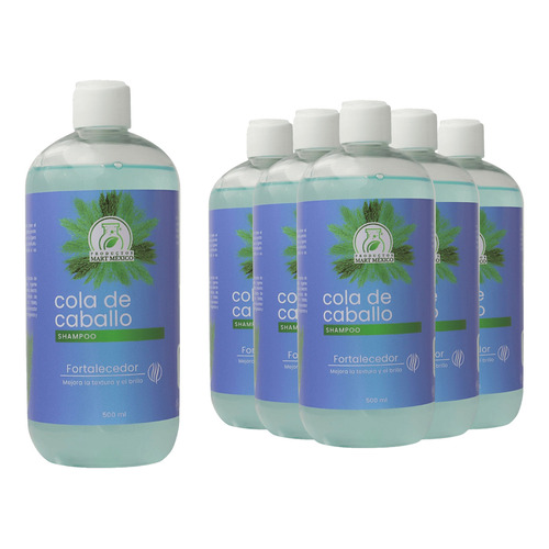  Shampoo Capilar Cola De Caballo (500ml) 6 Pack