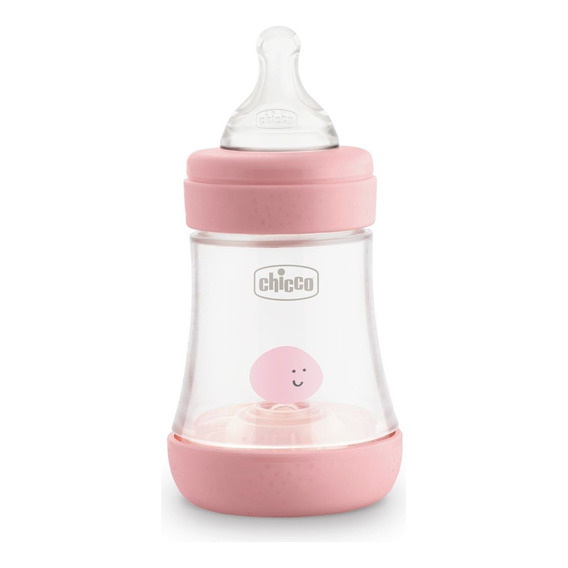 Mamadera Chicco Perfect5 150ml Flujo Lento 0m+ Rosa