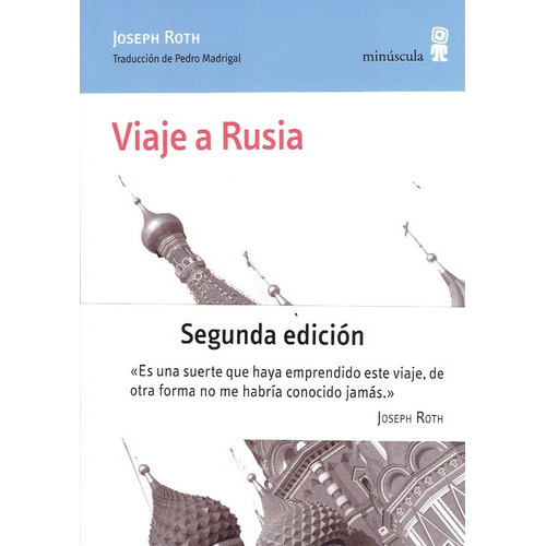 Viaje A Rusia, De Joseph Roth. Editorial Minúscula En Español