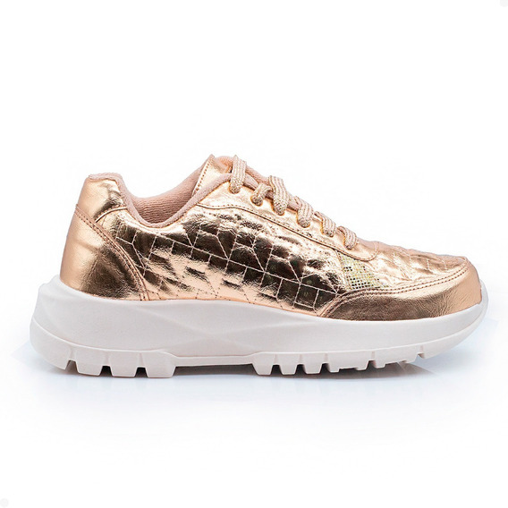 Zapatilla Mujer Gummi Bk Reflex Gold Moda Kandil