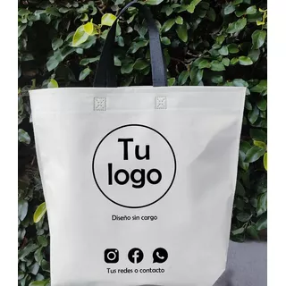 200 Bolsas Reutilizables De Friselina Impresas Con Tu Logo. 