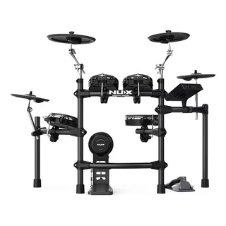 Batería Electrónica Profesional Negra Dm-7x Nux Mesh Head