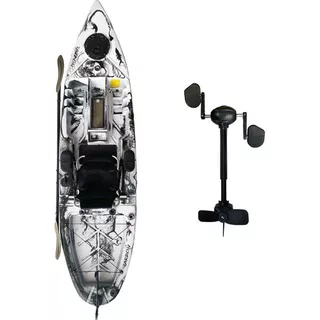 Caiaque De Pesca Tarpon Com Pedal - Caiaker Cor Mármore