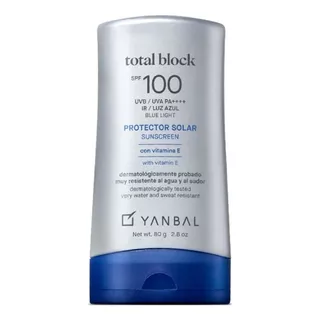 Bloqueador Solar Total Block Spf 100 Yan - g a $611