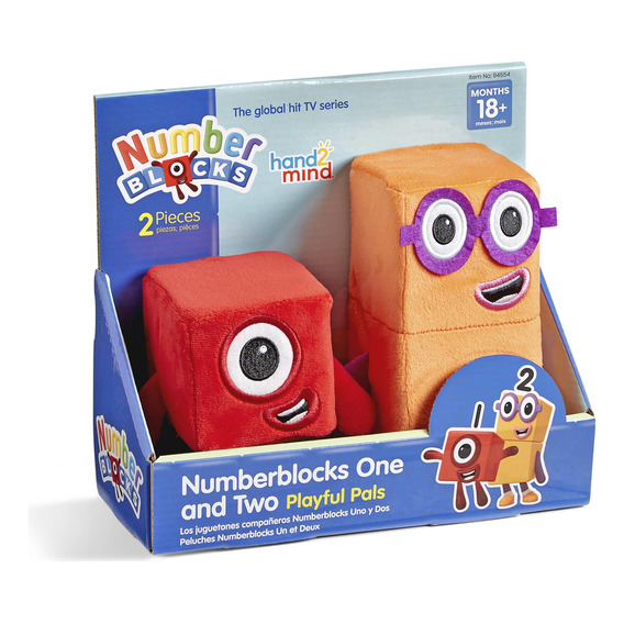 Numberblocks Number Blocks Peluches 1-2 Original