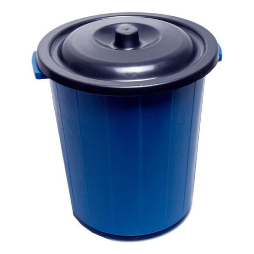 Caneca Plastica Tanque Agua Con T - Unidad  Color Azul