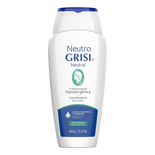 Crema Corporal Líquida Grisi Neutro 400ml