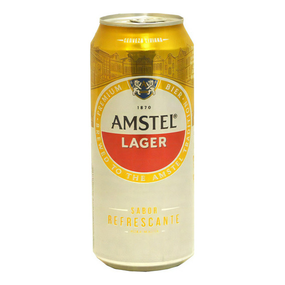 Cerveza Amstel Lager Lata 473ml
