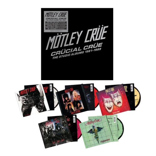 Motley Crue Crucial Crue: The Studio Albums 1981-1989 Cd