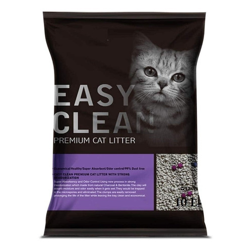 Arena Aglutinante Para Gatos Easy Clean 8 Kg