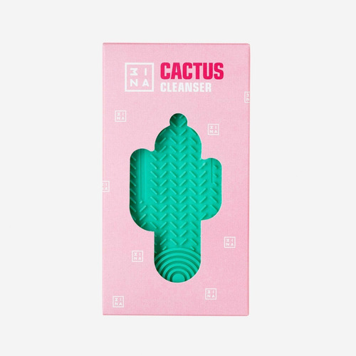 Limpiador De Brocha 3ina The Cactus Cleanser 1 Pieza Color Verde