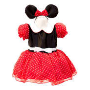 Disfraz Vestido Minnie Mouse Princesa Rojo 