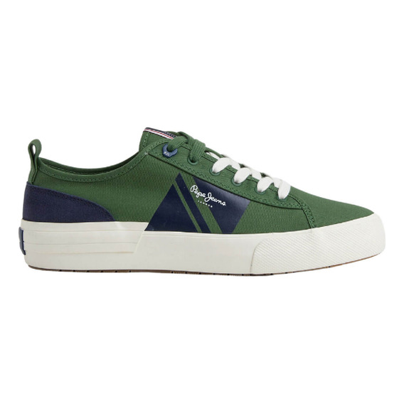 Tenis Pepe Jeans Hombre Kore Vintage M Block Verde