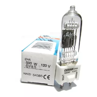 Osram Eha 500w 120v Base Gy9.5 Naed 54585 500 Watts 120 Volt