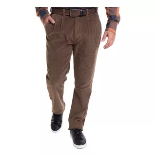 Pantalon Cotele Mario Haddad Beige