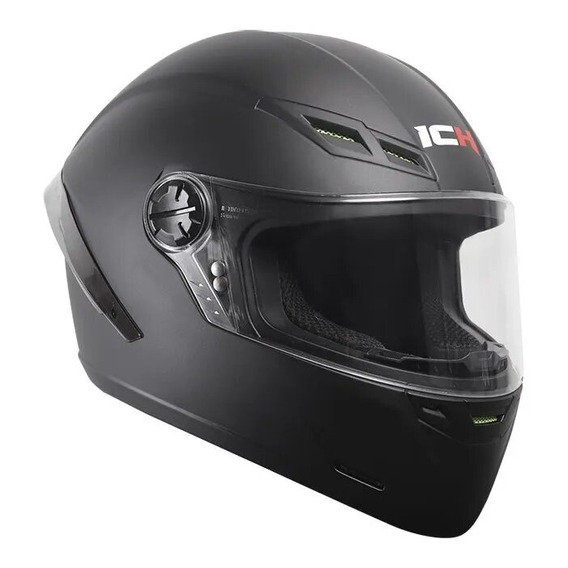 Casco Moto Ich 501 Sp Integral Plano Certificado Color Negro mate Tamaño del casco M