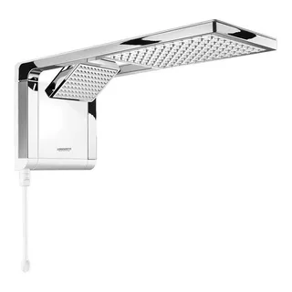 Chuveiro Elétrico De Parede Lorenzetti Acqua Ultra Duo Branco-cromado 7800w 220v