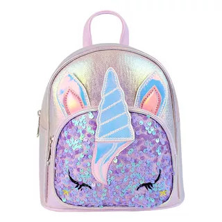 Mochila De Lentejuelas De Unicornio Para Niñas Bolsa Kinder