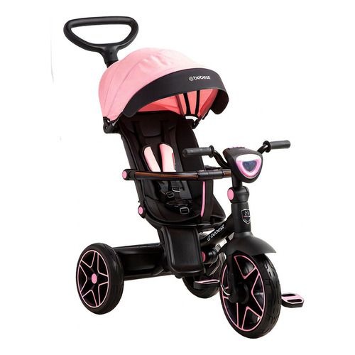 Triciclo Bebe Niños Bebesit Explorer Asiento Giratorio Toldo Color Rosa