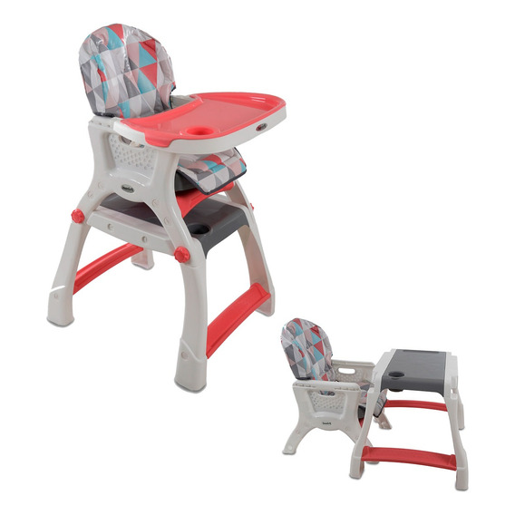 Silla Alta Periquera 2 En 1 Prinsel Kinder City Triangls Rsa