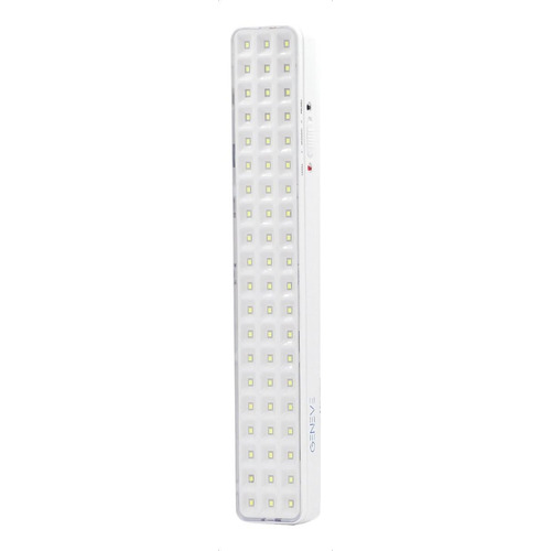 Luz De Emergencia 60 Leds Bateria Recargable Blanca 220v Color Blanco