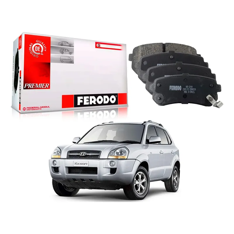 Pastilha Freio Traseiro Cerâmica Tucson 2.0 2010 A 2015