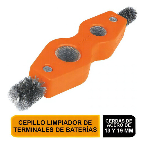Cepillo Limpiador De Terminales De Baterías, 4 En 1, 17110
