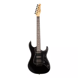 Guitarra Elétrica Tagima Tw Series Tg-520 De  Tília Black Metálico Com Diapasão De Madeira Técnica