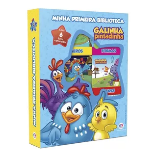 Galinha Pintadinha - Minha Primeira Biblioteca, De Cultural, Ciranda. Série Box Com Janela Com 6 Ciranda Cultural Editora E Distribuidora Ltda., Capa Dura Em Português, 2017