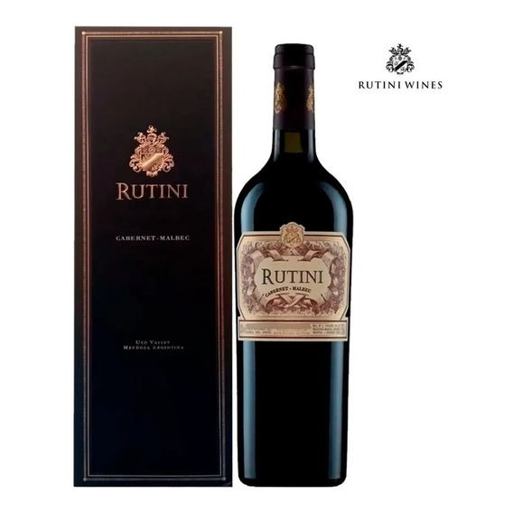 Vino Rutini Cabernet Malbec En Estuche 