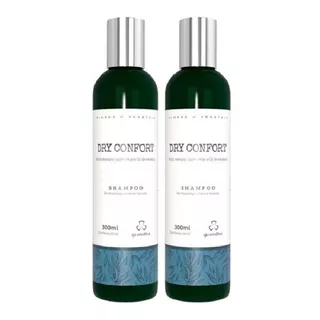  Grandha Shampoo Dry Confort Raiz Oleosa Caspa 300ml Kit C2