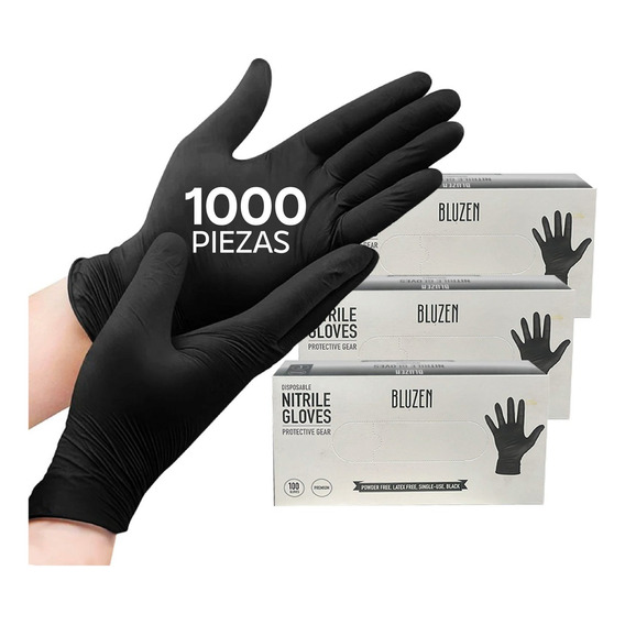 Guantes Vinil Nitrilo Libre De Latex Antideslizantes 1000pz