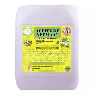 10 Litros De Aceite De Neem Uso Agricola