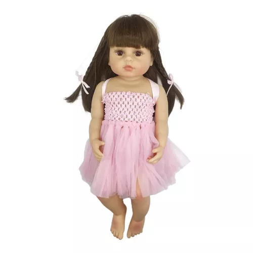 Brastoy Bebe Reborn Original Silicone Barata Boneca Realista Princesa 55CM  em Promoção é no Buscapé