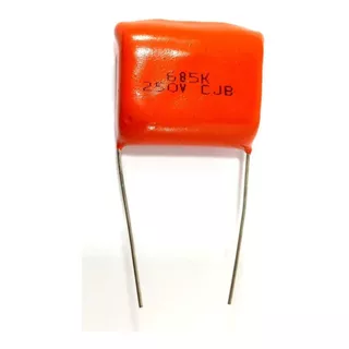 Kit 50 Capacitor Poliester Metalizados 6m8 X 250v