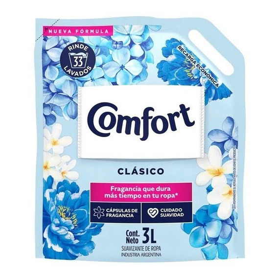 Suavizante Rropa Comfort Clásico Cápsulas De Fragancia 3 Lt