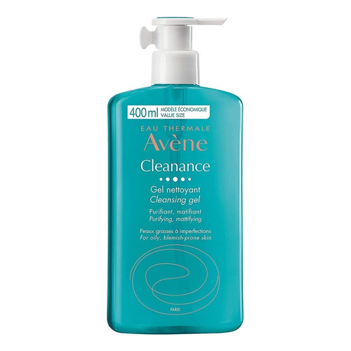 Avène Cleanance Gel Limpiador Purificador Piel Grasa 400ml Momento de aplicación Día Noche