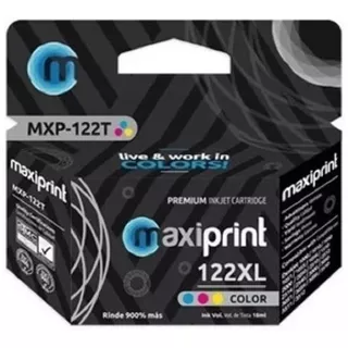 Cartucho Hp Compatible 122xl Color Maxiprint