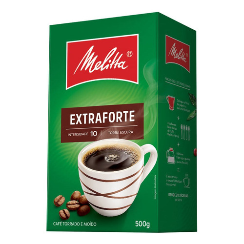Melitta Extraforte café tostado molido 500g