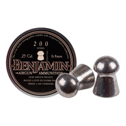 Diabolos Benjamin 6.35mm .25 ,27.8gr 200 Piezas Pellets Caza